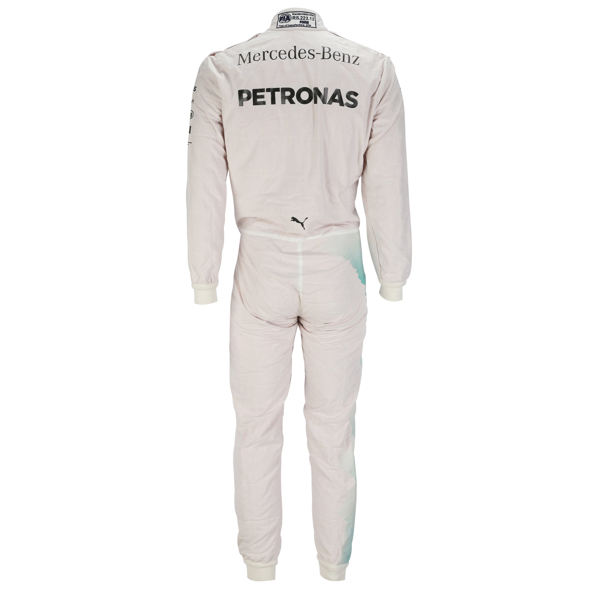 Nico Rosberg 2016 Grand Prix Used Mercedes AMG Petronas Suit 