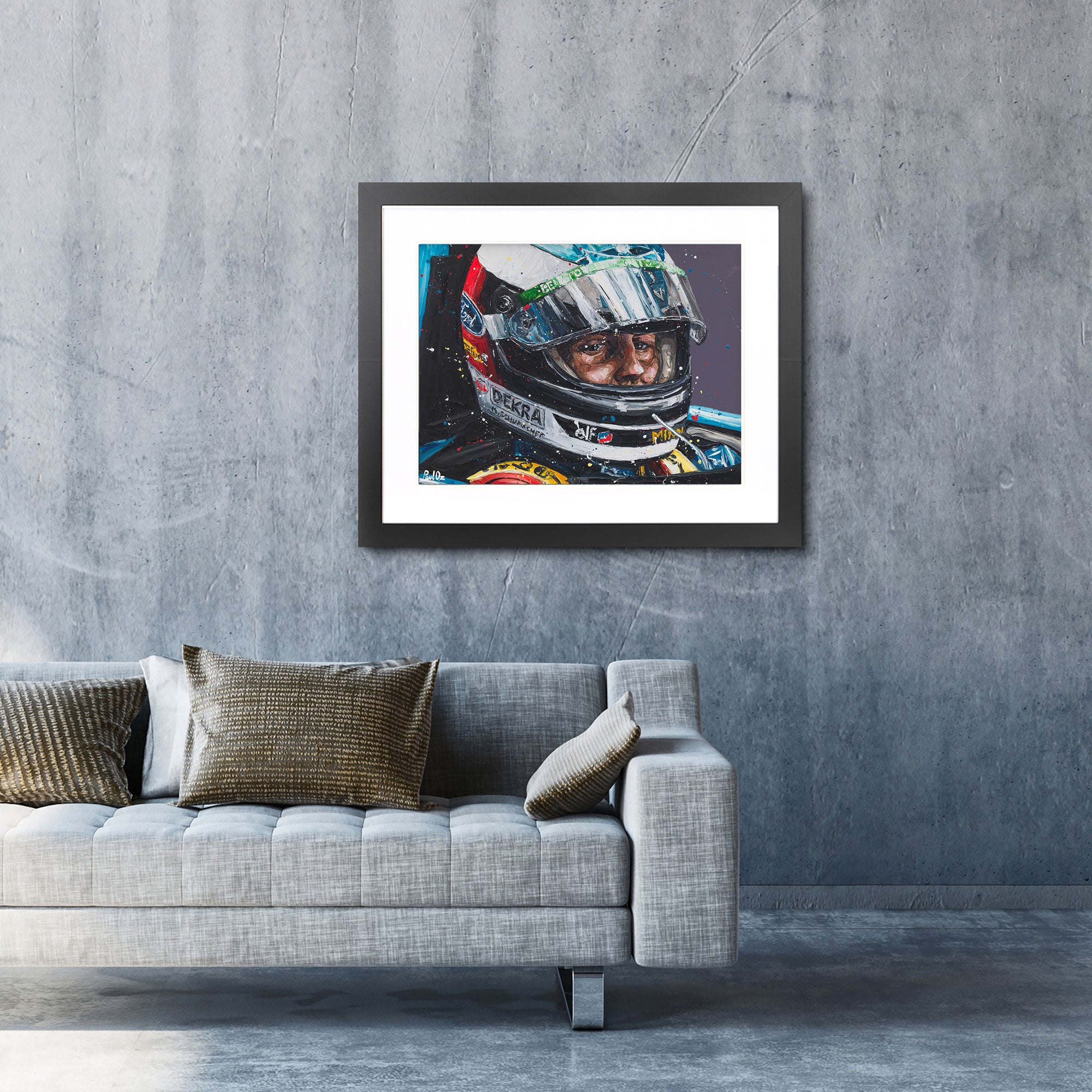 Michael Schumacher 1994 Australian GP Print - Paul Oz