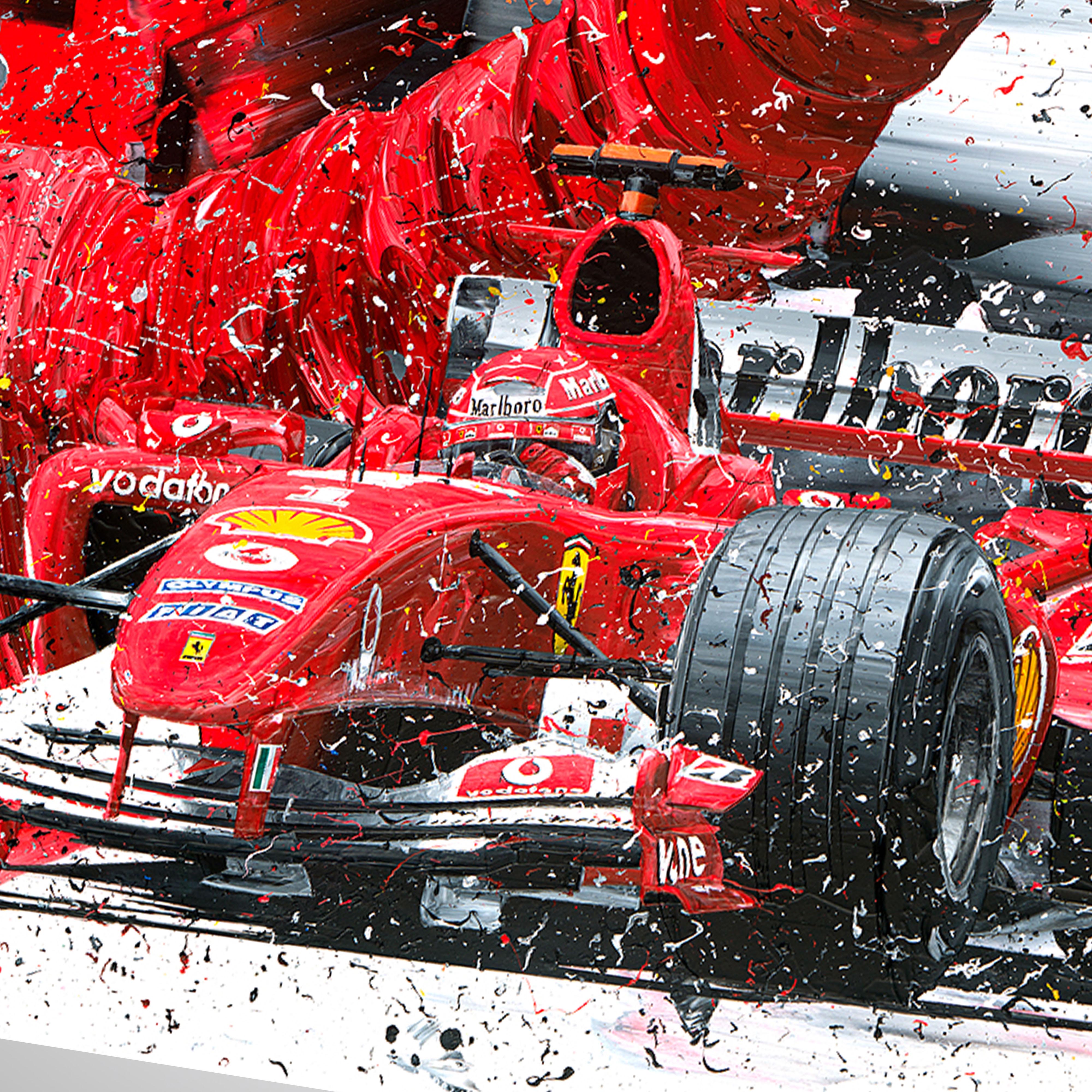 Michael Schumacher 2004 Giclee Print – David Johnson