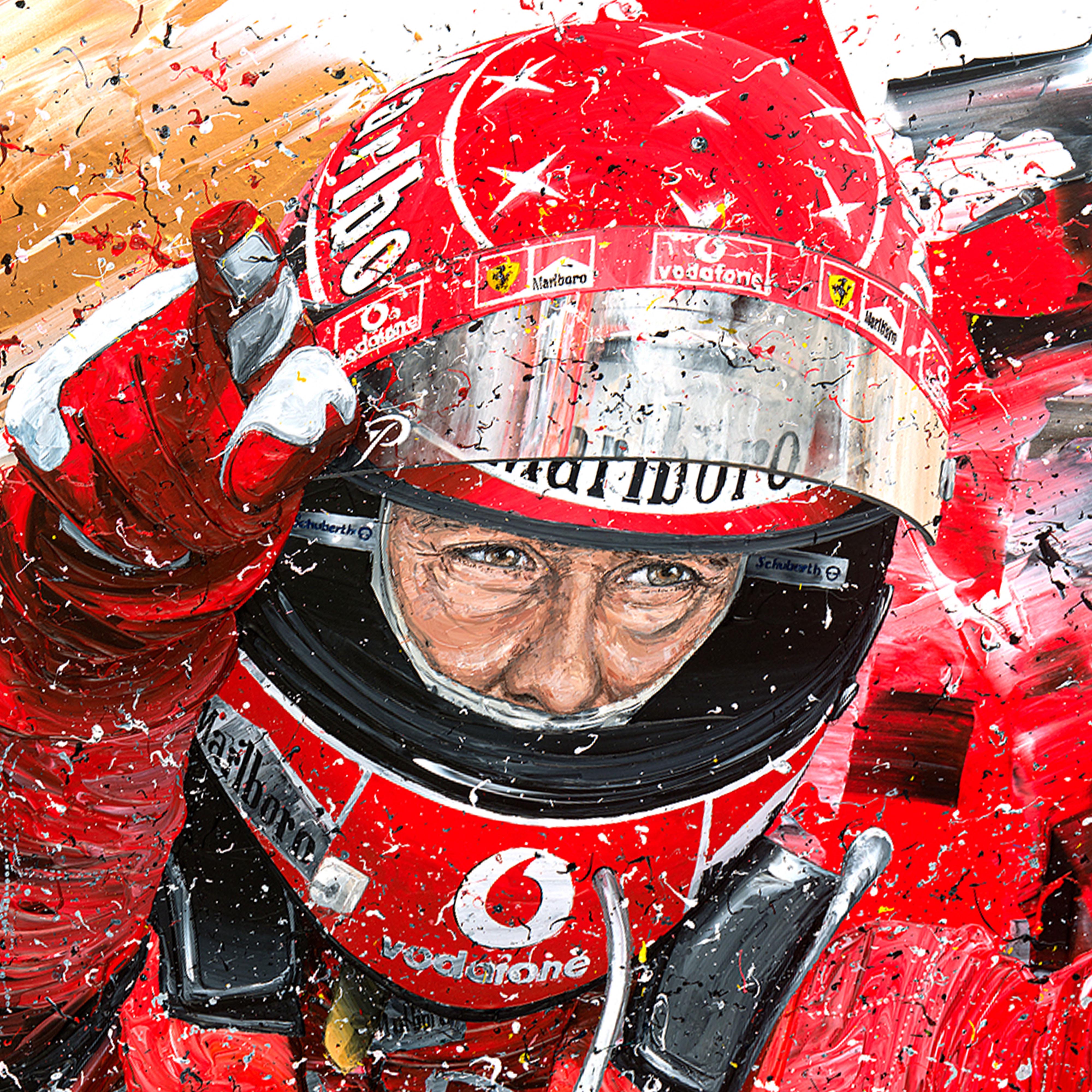 Michael Schumacher 2004 Giclee Print – David Johnson