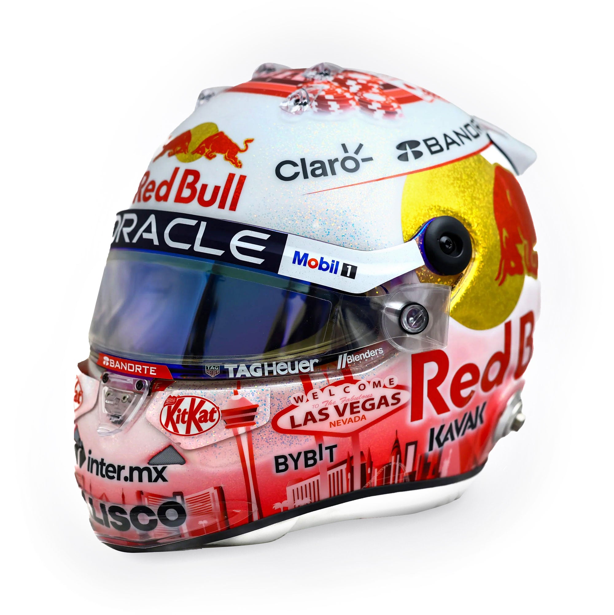 Sergio Pérez 2023 1:2 Scale Helmet - Las Vegas GP