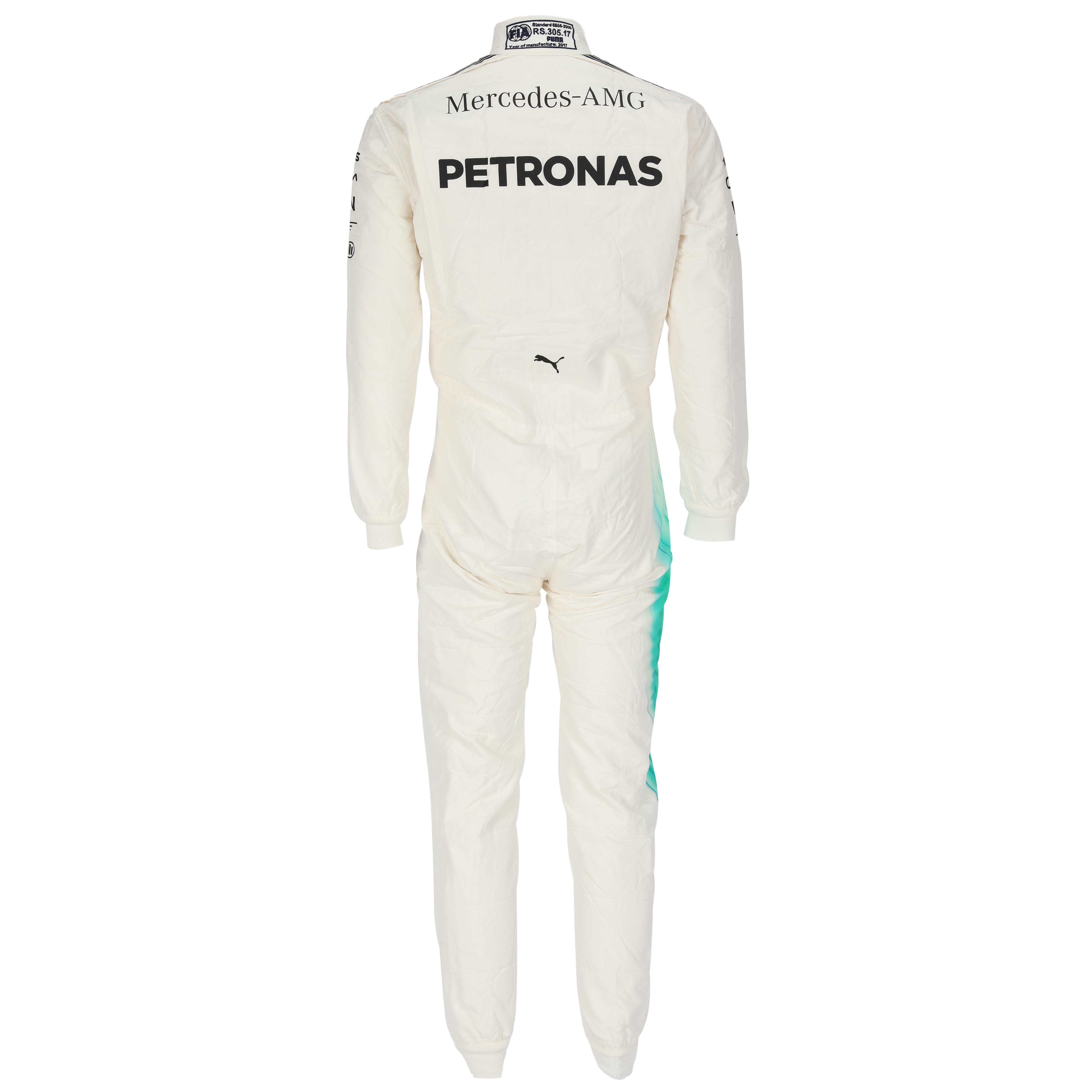 Valtteri Bottas 2017 Used Mercedes AMG Petronas Race Suit