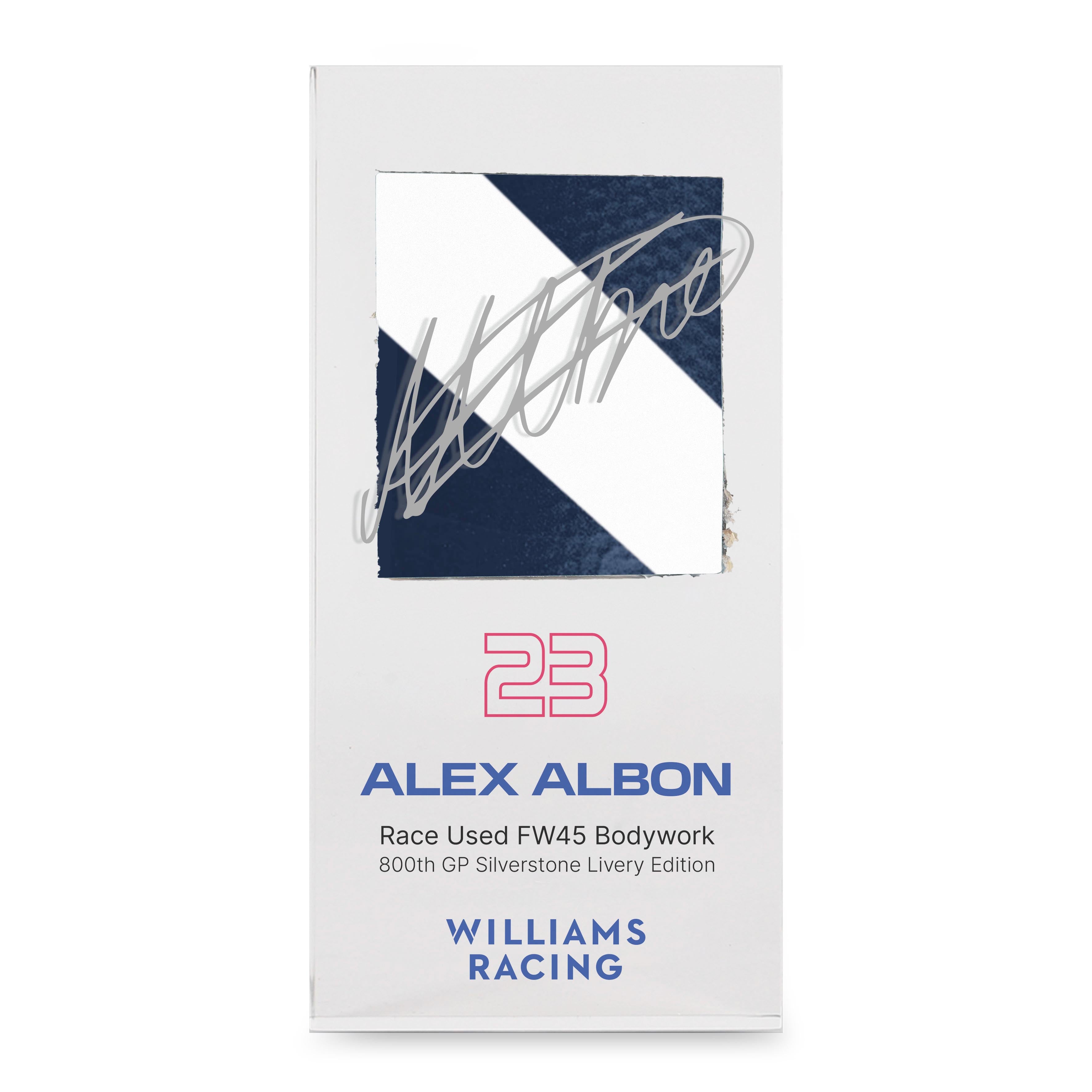 Alex Albon 2023 ‘Williams’ 800th Grand Prix’ Bodywork In Acrylic