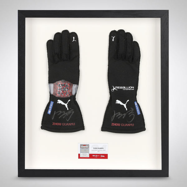 Officially Licensed 2023 Signed Alfa Romeo F1 Team Stake Gloves 