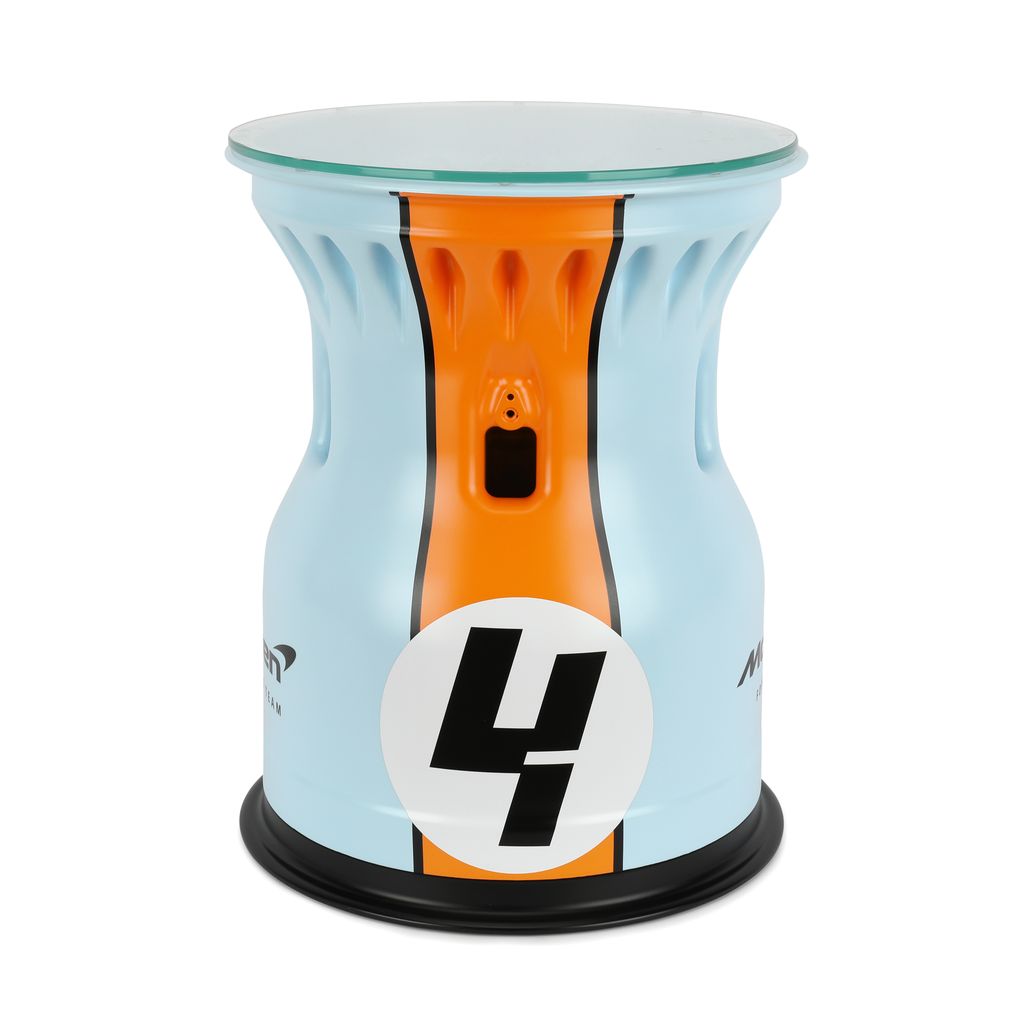 Lando Norris 2021 McLaren F1 Team Rear Wheel Rim Table - Gulf Edition