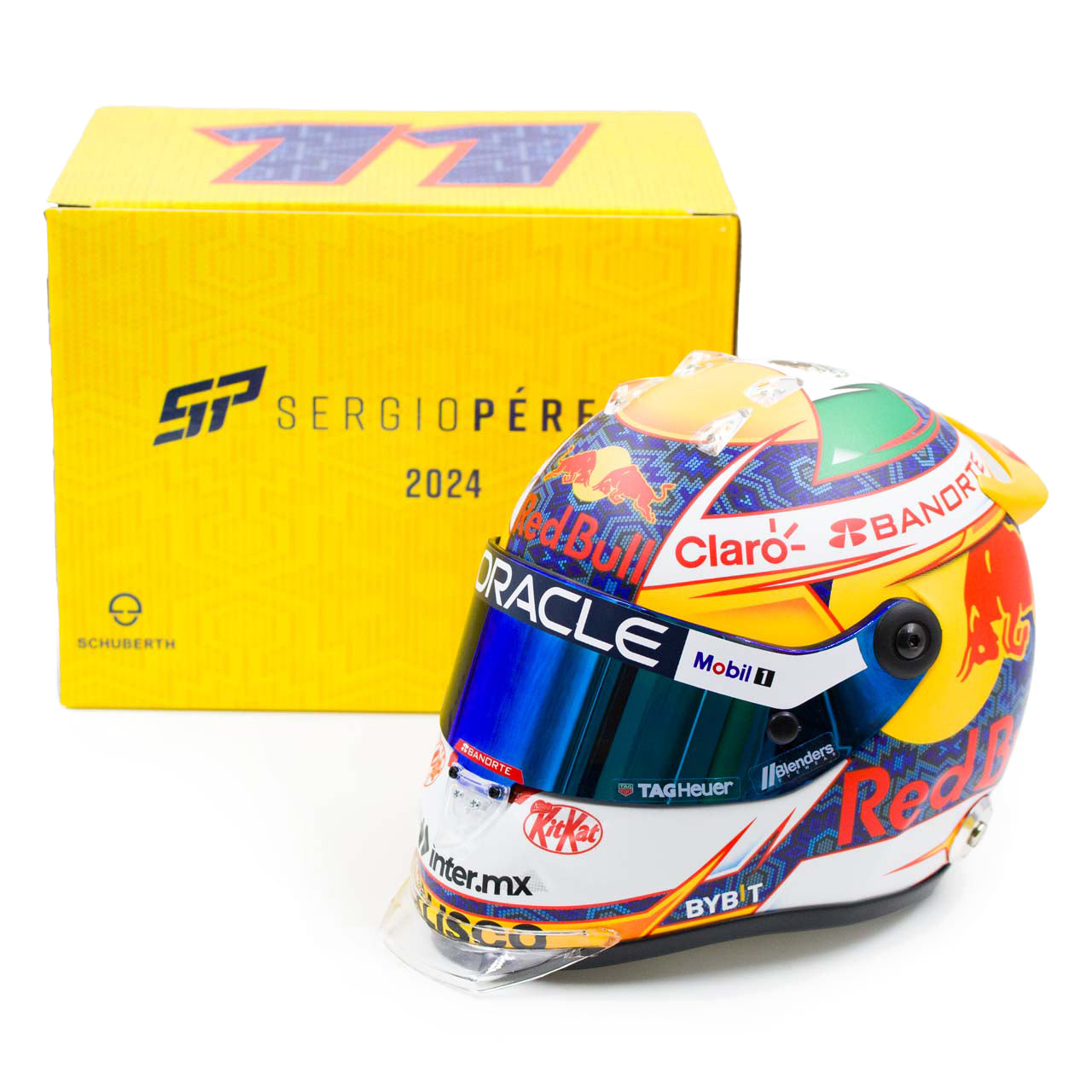 Sergio Perez 2024 Mini Replica Helmet