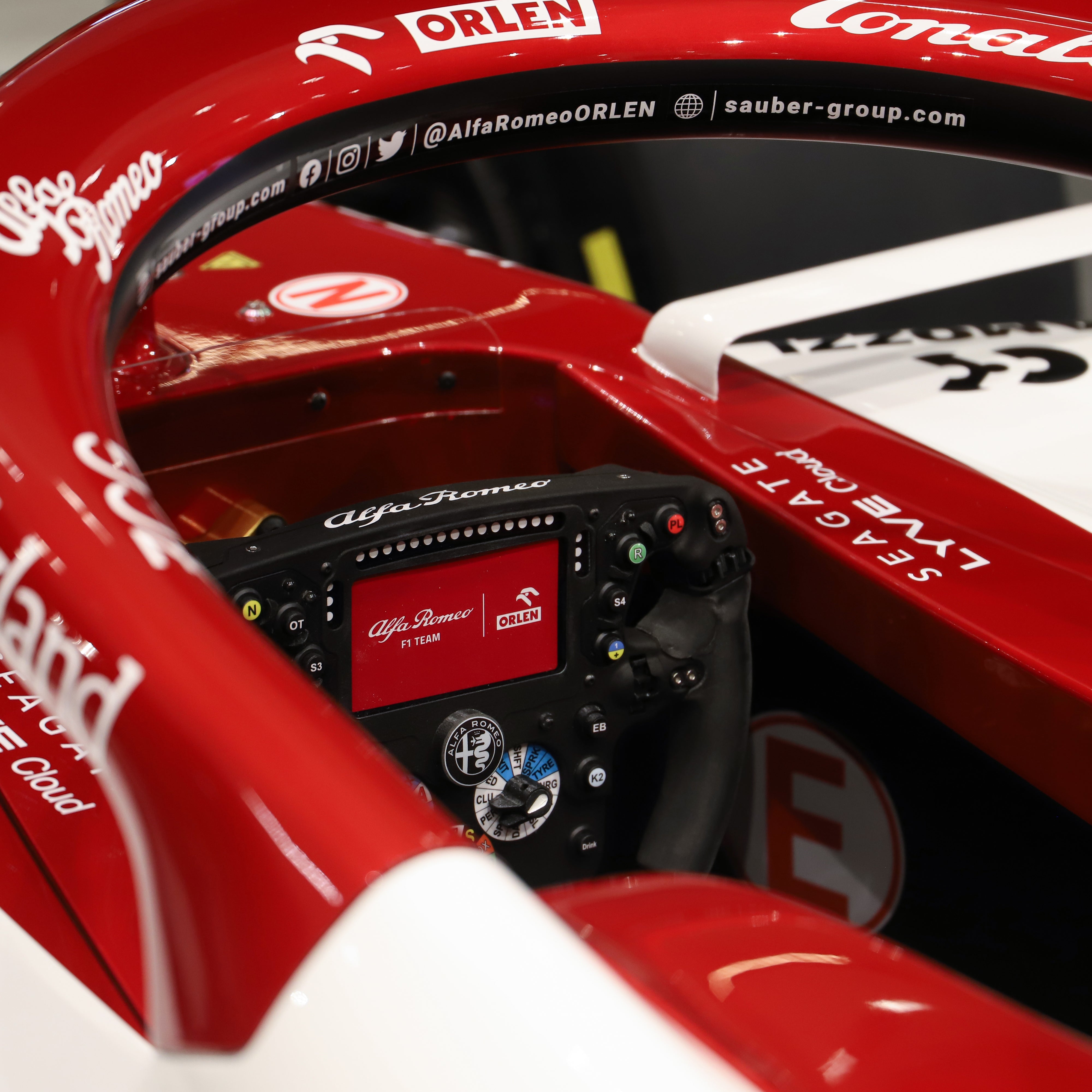 Official Alfa Romeo F1 Team ORLEN 2022 - Chassis 1 - C42 Show Car Signed By Bottas & Zhou With Monaco & US GP Racewear