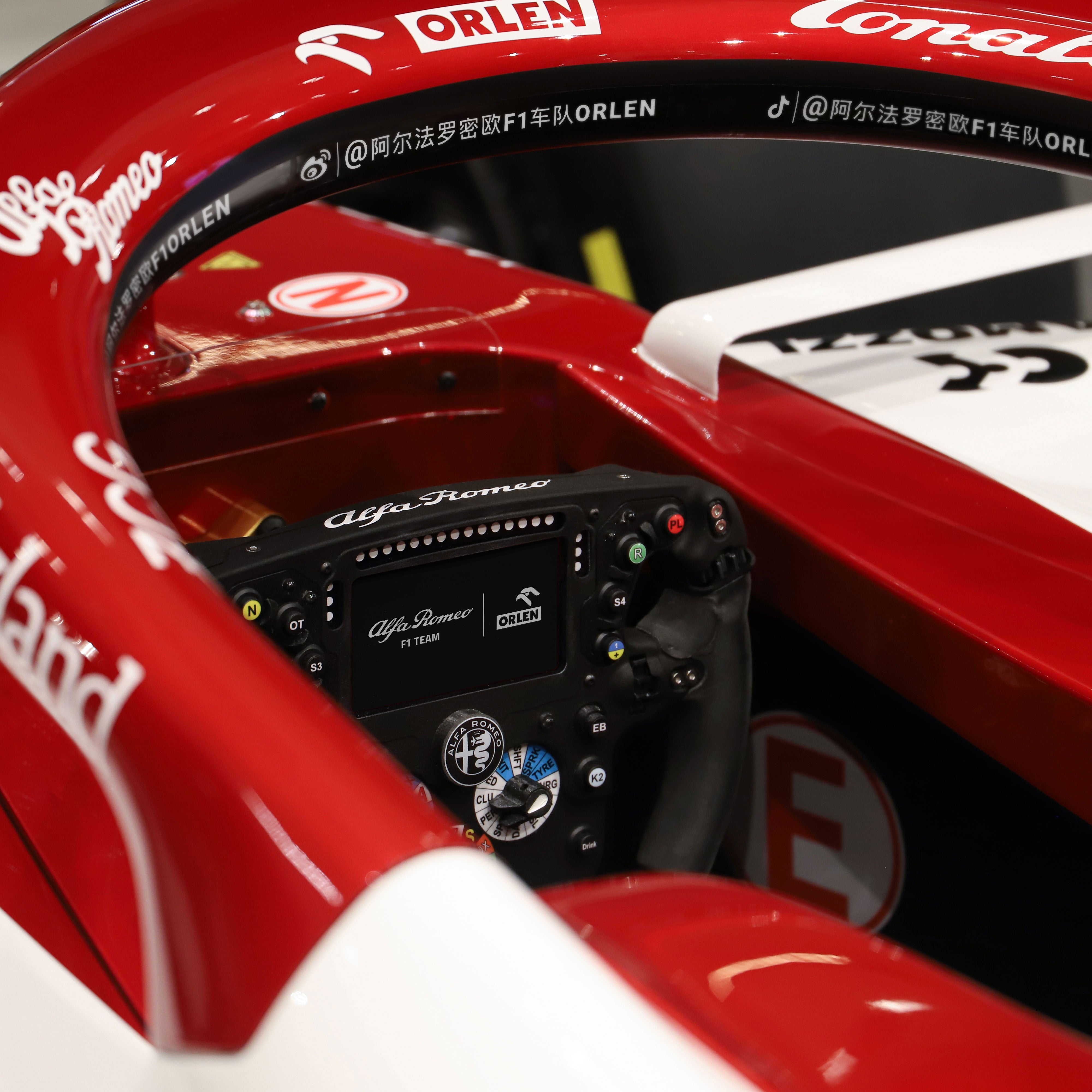 Official Alfa Romeo F1 Team ORLEN 2022 - Chassis 1 - C42 Show Car Signed By Bottas & Zhou With Monaco & US GP Racewear