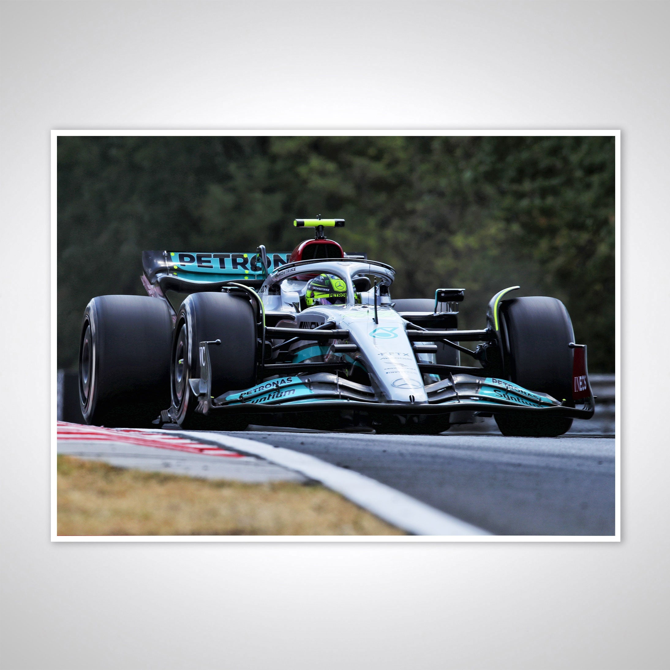 Mercedes AMG Petronas F1 Team Lewis Hamilton 2022 Limited Edition Poster